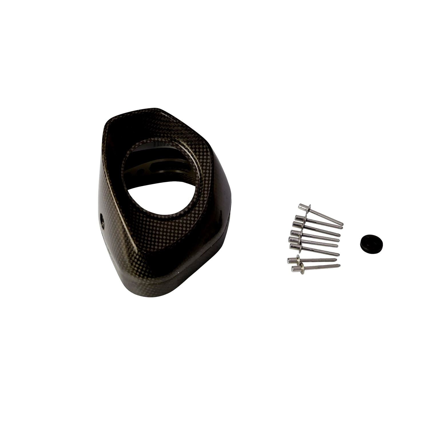 Akrapovic Carbon Fiber Exhaust End Cap For Yamaha YZF-R 125 2014-2016